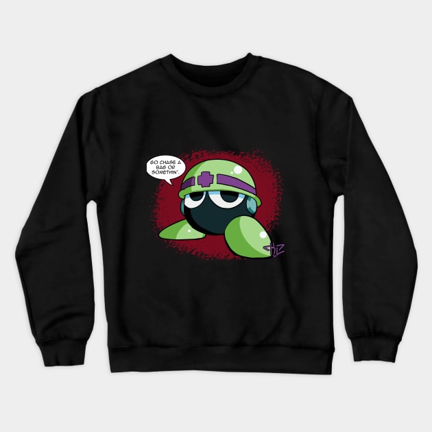 Mettaur Green Crewneck Sweatshirt by KnightLineArt